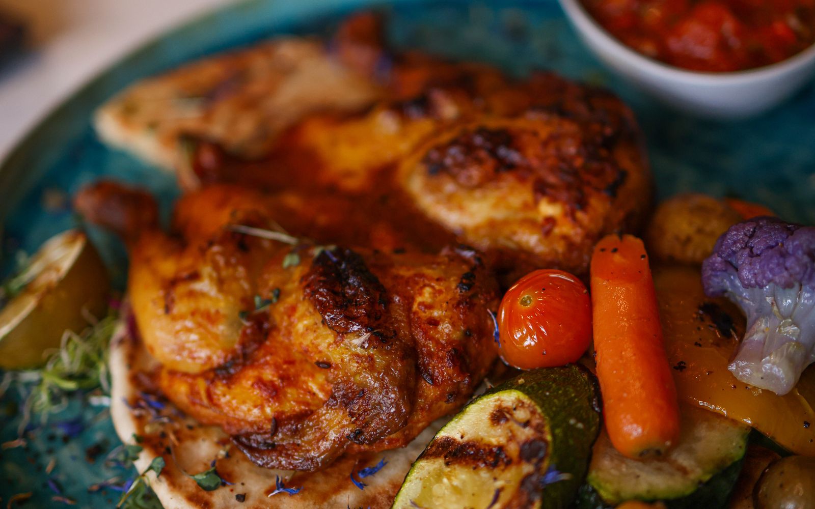Sheet Pan Chicken and Colorful Vegetables recipe